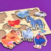 Drvena slagalica Životinje CK16