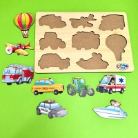 Drvena slagalica Transport CK18