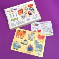 Drvena slagalica Životinje CK16